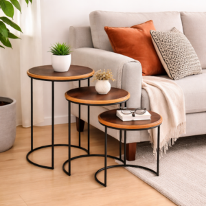 MESA LATERAL MDF/FERRO - TRIO - INDUSTRIAL
