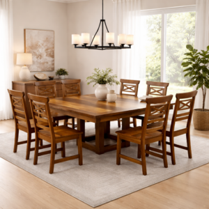 MESA DEMOLIÇÃO JANTAR QUADRADA - B