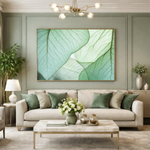 QUADRO FOLHAS VERDES