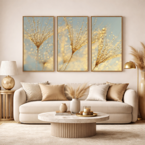QUADRO DENTE LEÃO TRIO