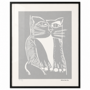 GATO XILOG PRATEADO
